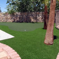 Fake Grass Hawaiian Gardens, California Backyard Deck Ideas, Backyard Garden Ideas