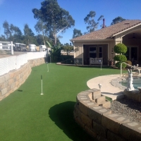 How To Install Artificial Grass Terra Bella, California How To Build A Putting Green, Backyard Landscaping Ideas