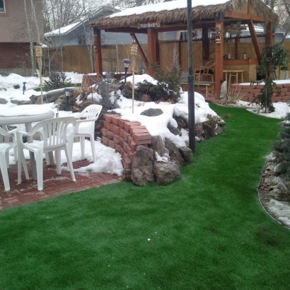 Grass Carpet , Landscape Rock, Backyard Makeover