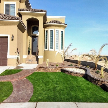 Grass Carpet , Paver Patio, Front Yard Landscaping Ideas
