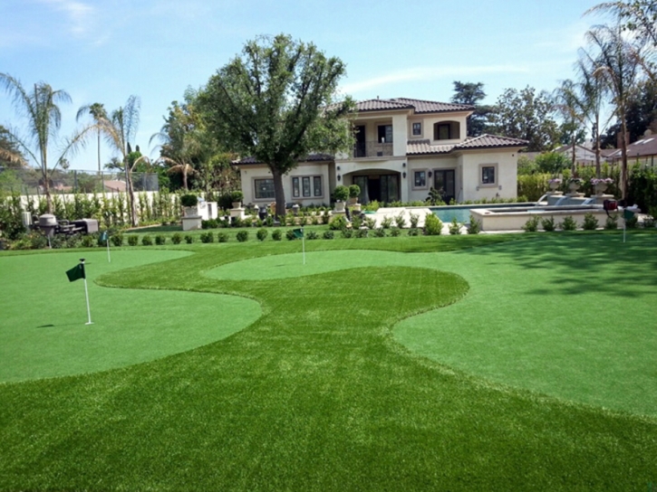 Artificial Grass Carpet Midway City, California Gardeners, Front Yard Ideas