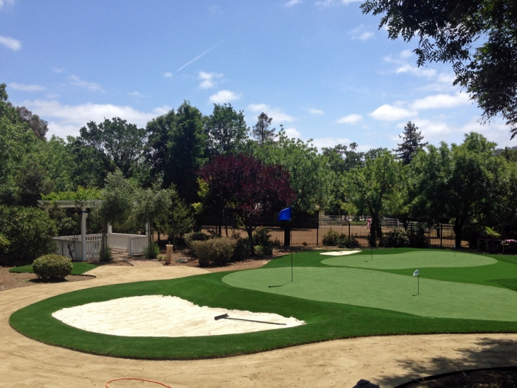 Artificial Grass Cypress, California Outdoor Putting Green, Front Yard Landscape Ideas