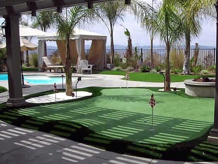 Artificial Turf Cost Cudahy, California Outdoor Putting Green, Backyard Design