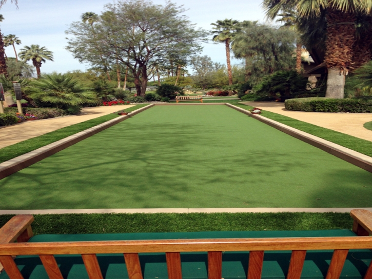 Grass Carpet Rolling Hills Estates, California Red Turf, Commercial Landscape