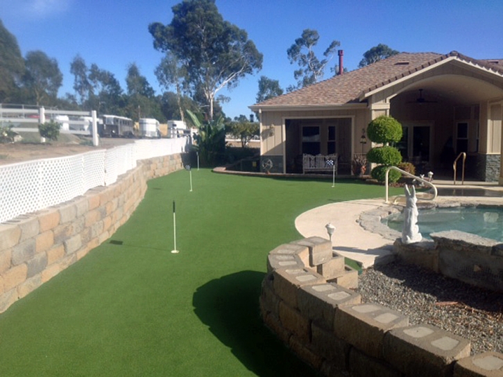 How To Install Artificial Grass Terra Bella, California How To Build A Putting Green, Backyard Landscaping Ideas